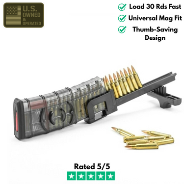 QuickLoad™ Tactical Speed Loader – Fast, Universal Mag Loader for AR & Pistol